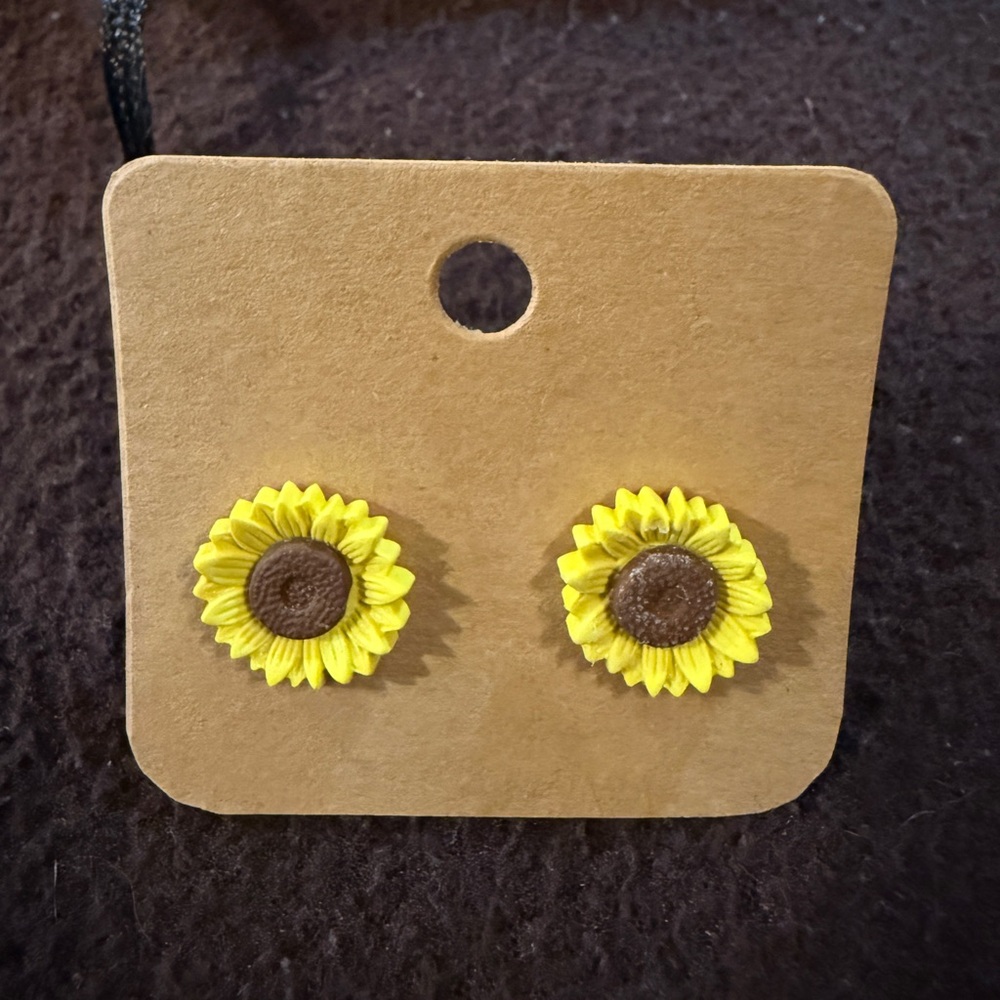 Sunflower Stud Earrings